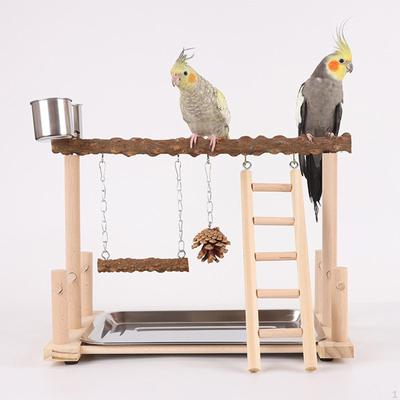 Loc de joacă pentru păsări din lemn Papagali Jucării de mestecat pentru cuști Accesorii Cockatiels