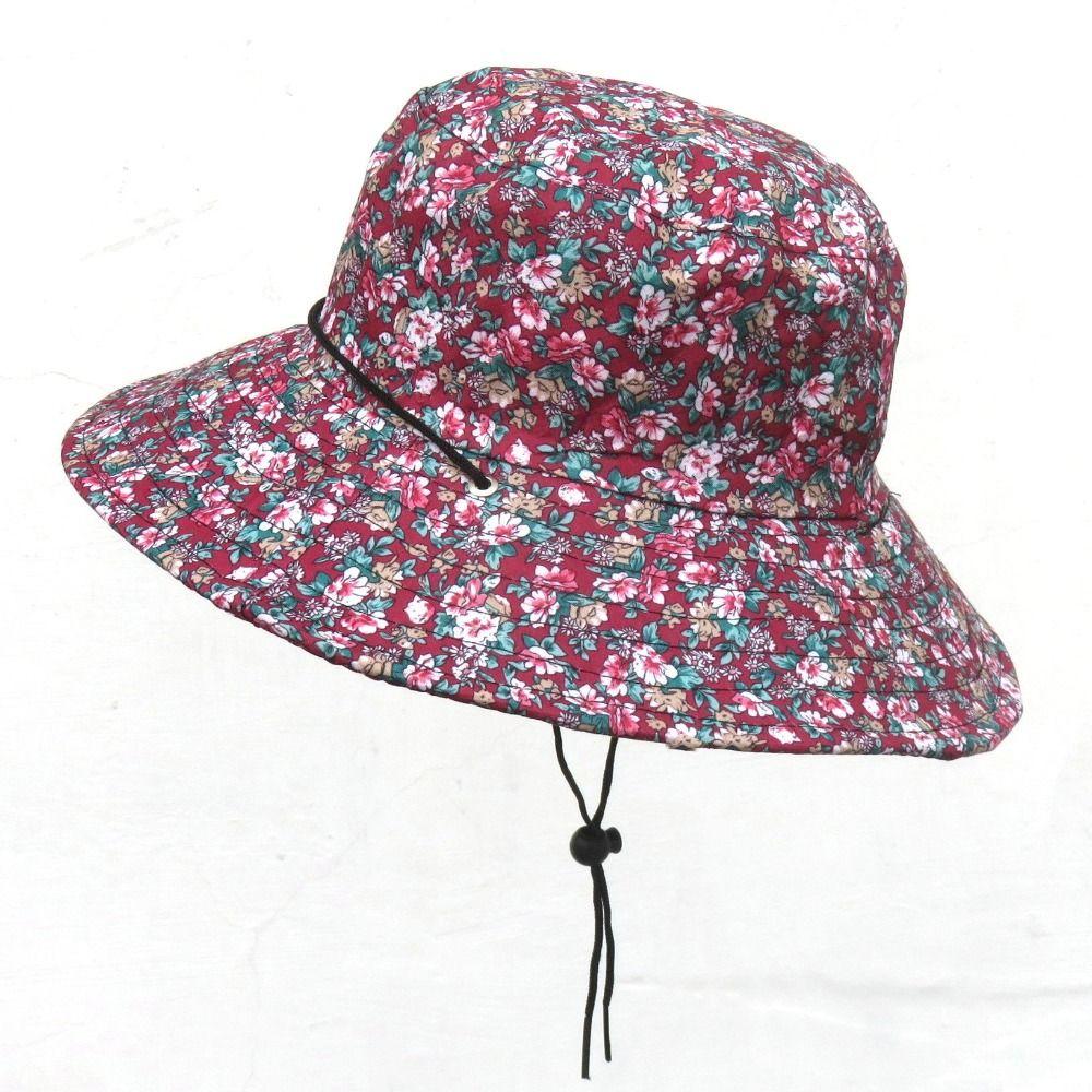 Outdoor Tea Picking Cap Women Agricultural Work Hat New Small Flowers Fisherman Hat