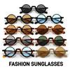 Fashion Uv400 Round Sunglasses New Retro Full-Rim Glasses Men And Women Trend Outdoor Sunscreen Eye Protection Sunglasses