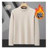 Mens Thick Fleece Sweatshirt Stand Collar Long Sleeve Casual Warm Top