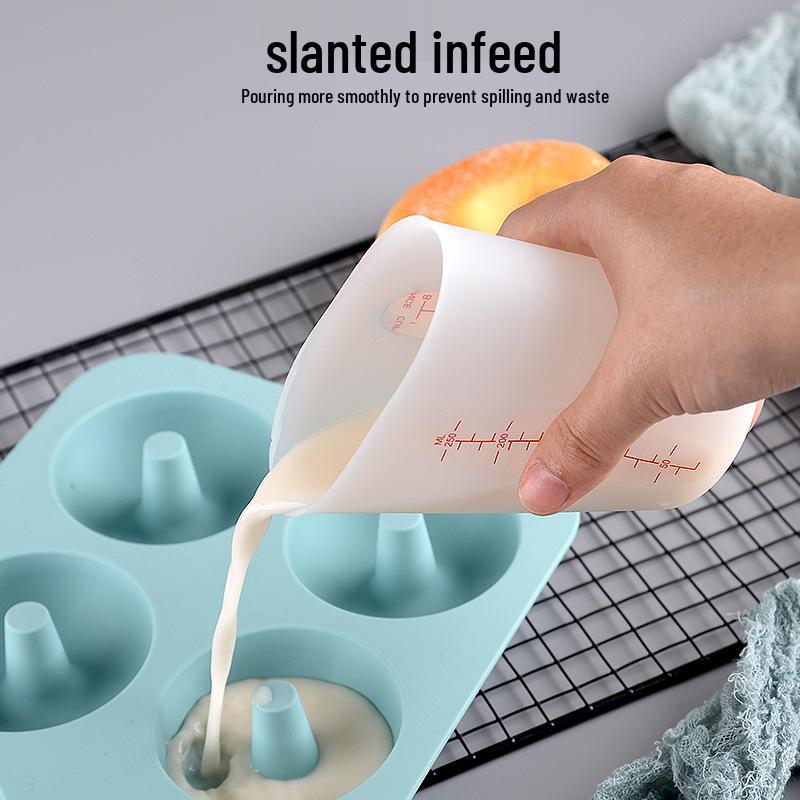 Double Scale Silicone Measuring Cup for Baking and Milk Tea