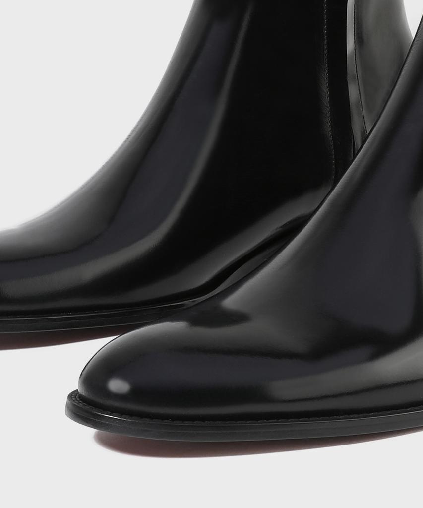 Firenze Atelier Hidden Zipper Detail Slim Toe Ankle Boots 3343 [Black Box]