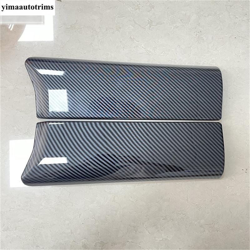 Car Seat Backrest USB Port Decorative Panel / Central Control Armrest Box Cover Trim Accessories For BMW 5 Series G60 2024 2025