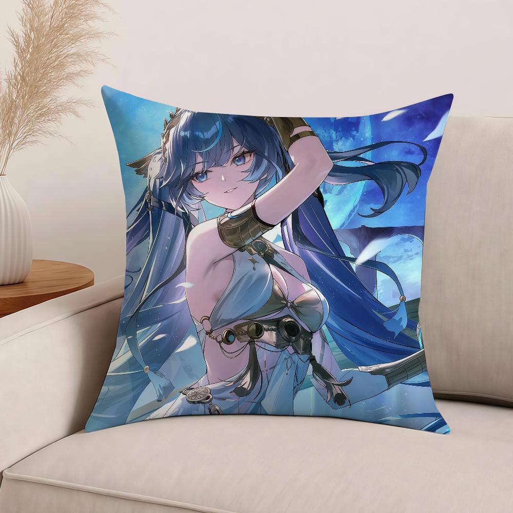 Spel Wuthering Waves IUNO Kuddfodral Kontorskuddar Lämpliga för Soffa Bil Sovrum Dekorativt Kuddfodral