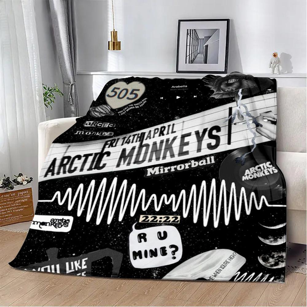 Printed Blanket Picnic Blankets Alex Turner Arctic Monkeys Rock Band Warm Blanket Soft and Comfortable Home Travel Birthday Gift