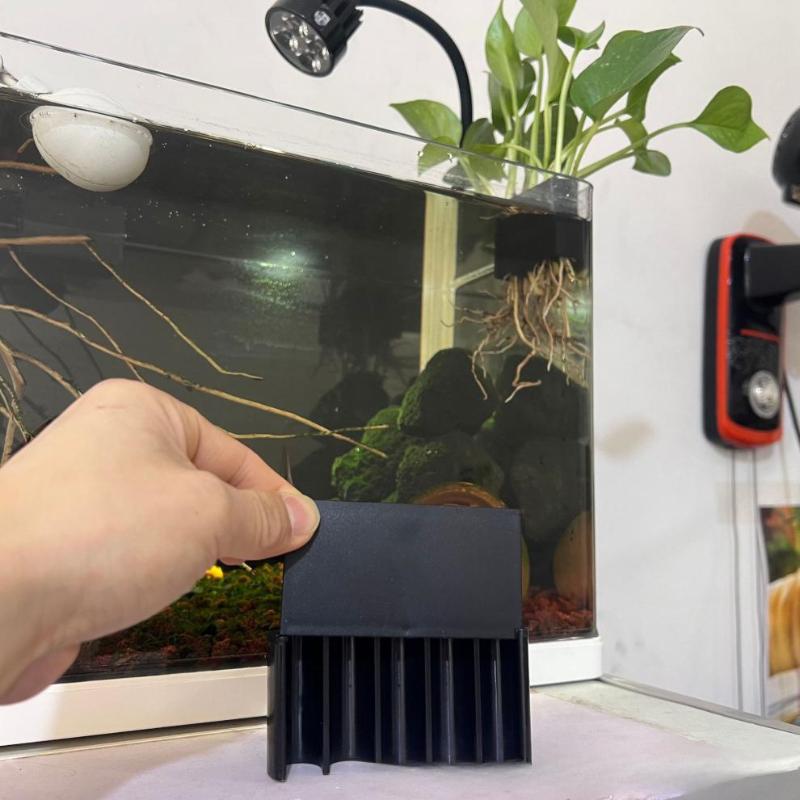 1/2/3Pcs Aquarium Plant Support Basket Plant Cultivation Rack With Integrated Hook Decor Rack Fish Tank Potted Aquarium Shelf