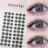 120 bundles Mink False Eyelash Natural Fishtail Lash 3D Russian Individual Eyelash Extension Cluster Makeup Tool Wholesale