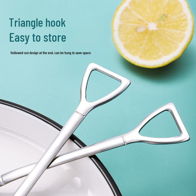 Stainless Steel Dessert & Coffee Spoon Set (2-Pack)