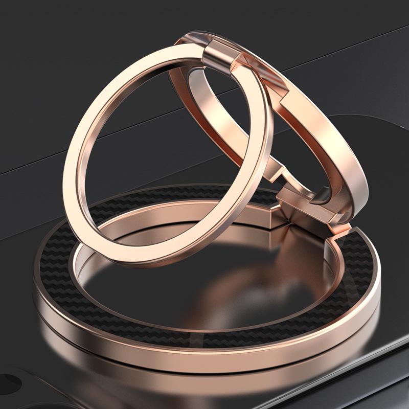 MagSafe Three-Fold Double-Sided Magnetic Phone Ring Holder for Apple & Android