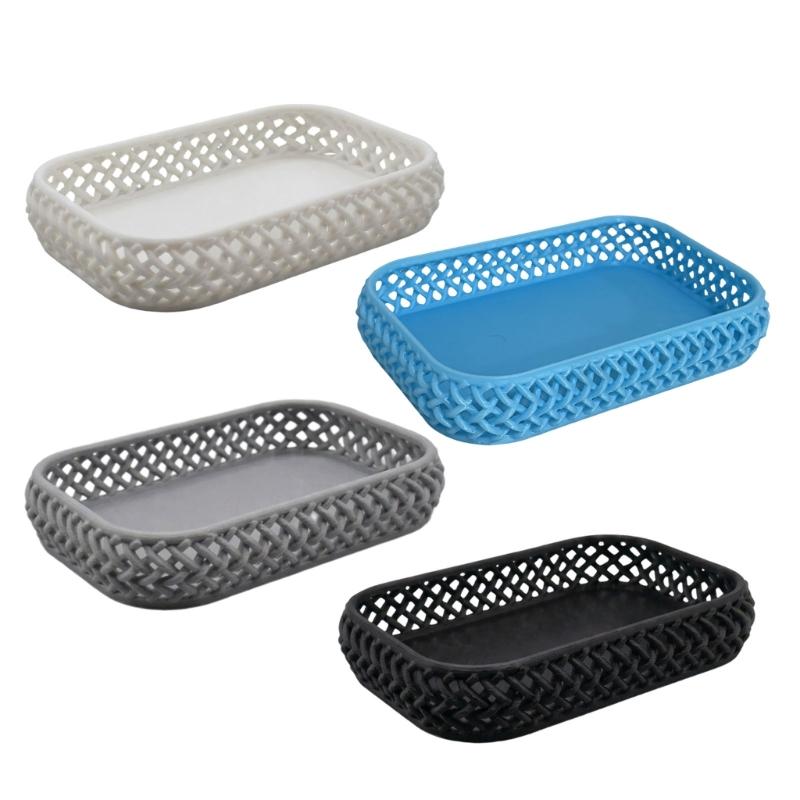 Stylish Multifunctional Organizer Tray Perfect For Home Office Decoration Plastic Storage Basket For Small Items