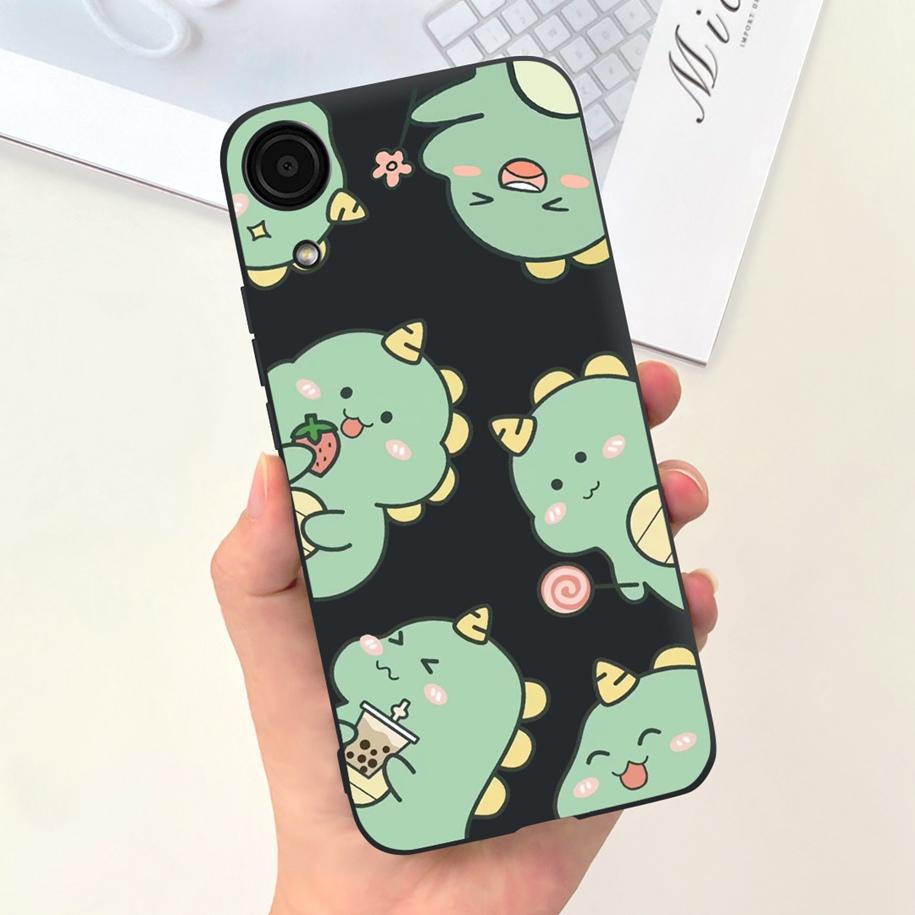 

For Samsung Galaxy A03 Core Case SM-A032F Fashion Flower Cartoon Soft Silicone Back Cover For Samsung A03 Core A032 A03Core Capa For Samsung A03 Core