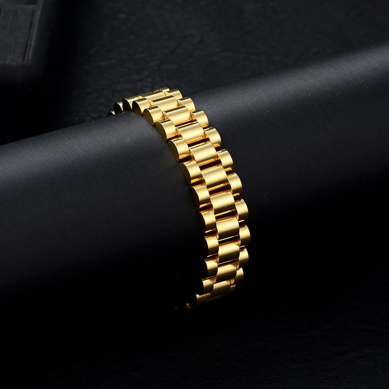 Stainless Steel Bracelet Women Electroplated Multi-ColorOL Style Adjustable U-Shaped Chain Link Jewelry