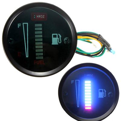 רכב אופנוע מד דלק שונה תצוגת LED מד רמת דלק אופנוע רכב