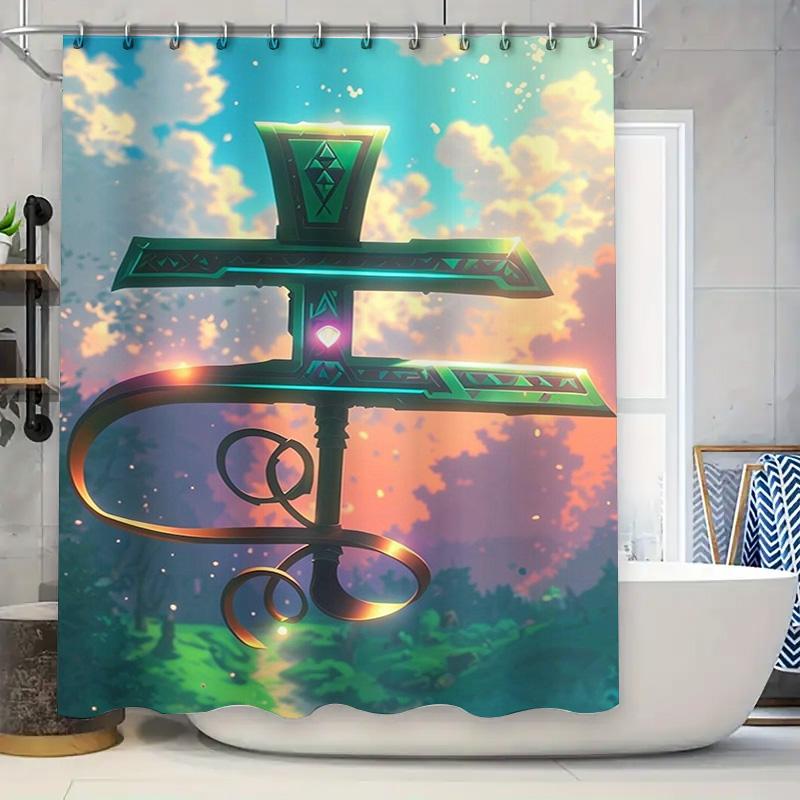 

Modern Fantasy Retro Space-Themed Bathroom Curtain With Solar System Design Waterproof Shower Curtains For Home Decoration (Mult W60H190(CM)-1 Pcs