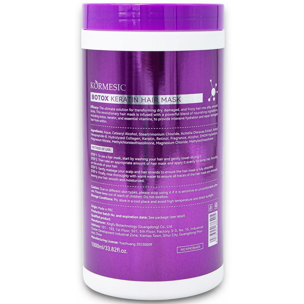 Hair Mask with KERATIN COLLAGEN - Keratin Kormesic 1000 Ml