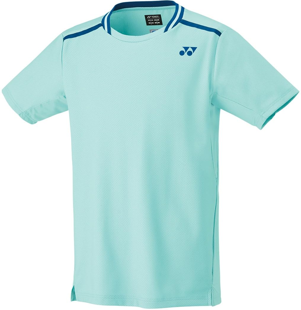 

Short Sleeve Shirt Game Shirt Cyan XO [YONEX] (Fit Style) (470)
