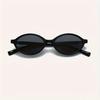 Vintage Narrow Frame Artistic Retro Fashion Glasses Unisex Oval Shape Decorative Stylish Eyewear Accessory
