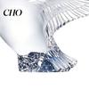 Transparent Core Bottle Goose Bird Shape Whiskey Decanter, 3D Glass Animal Liquor Sculpted for Bar Display, 350ml Art Wine Dispenser Home Amber Liquid