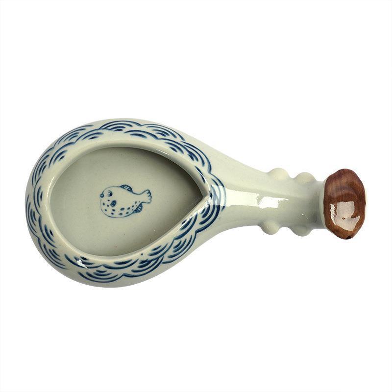 Ceramic Ink Dish with Pen Rest & Water Dish for Students - Multi-functional Tool for Chinese Painting, Calligraphy, and Brush Licking Ink Use.