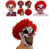Horror Clown Latex Mask Halloween Christmas Party Role Play Props Scary Costume
