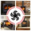 Wood Stove Fan Non Electricity Wood Stove Fan Heat Powered Heating Supplies Quiet For Indoor Home Log Burner Pellet Pipe Winter