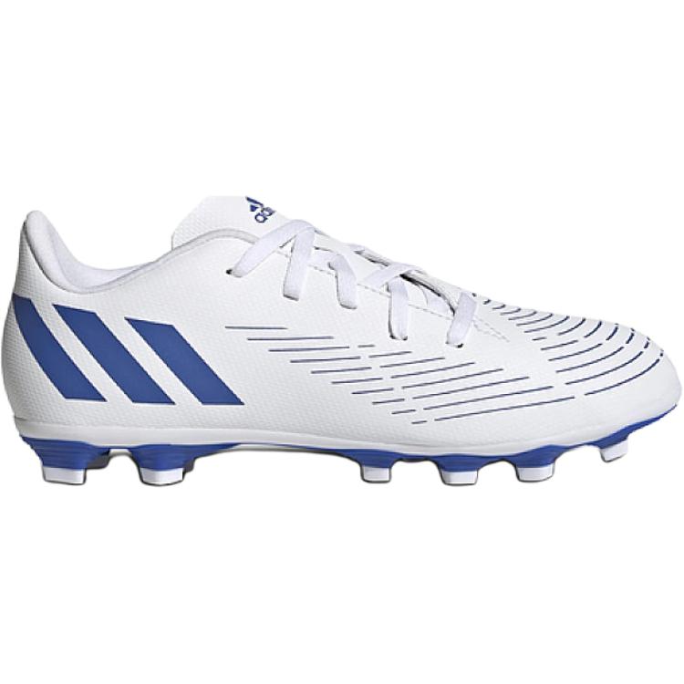 adidas Predator Edge.4 FG J Bianco Blu Hi-Res Scarpe da Ginnastica Bambino Bianco Nuvoloso GW2368