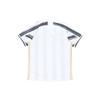 Adidas Juventus 20-21 Home Match Jersey, Men White Black Striped V-Neck Short Sleeve Soccer Football Tops EI9894