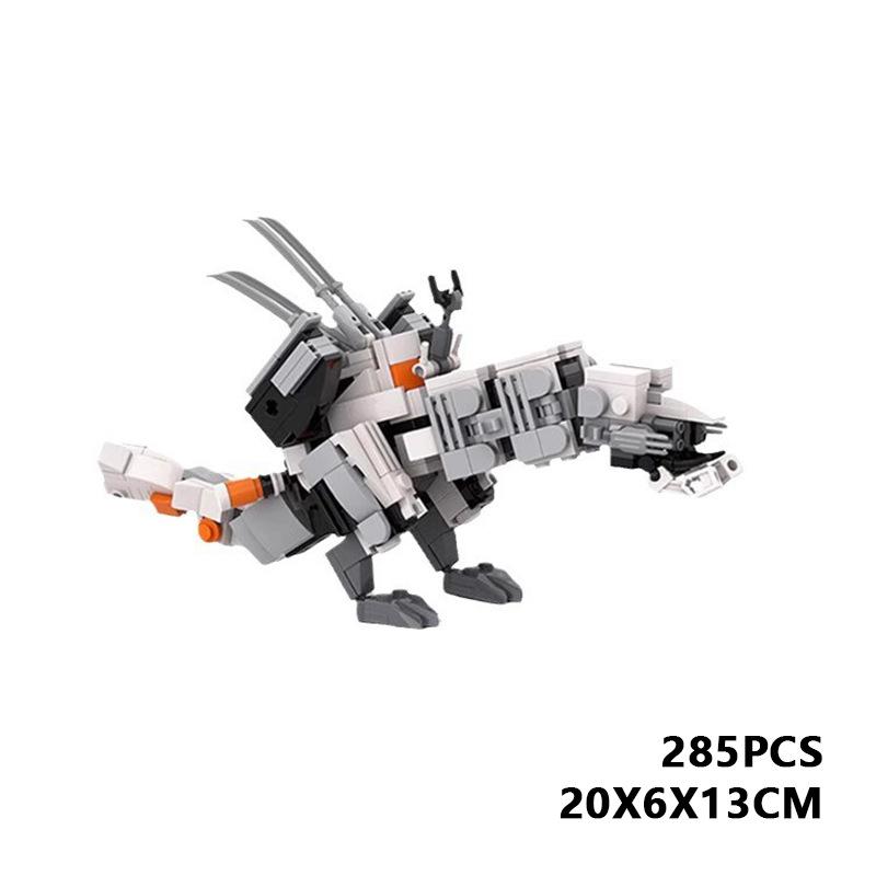 Building Block Compatible Ornaments, Mini Thunder Teeth, Horizon Zero Dawn Assembly At Dawn