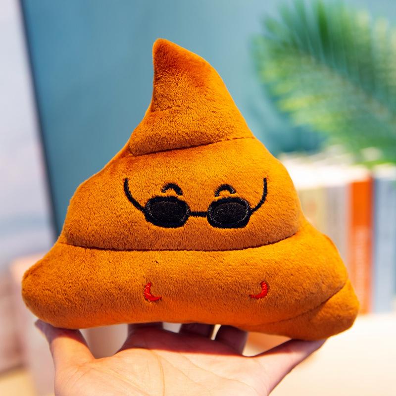 Pet Creative Super Poop Stuffed Plush Toy Funny Cute Face Expression Poop Doll for Children Kids Birthday Christmas Gifts Toy