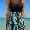 Printed Padded Female Swimsuit High Waist Bikini Women Swimwear Two-pieces Bikini Set Bather Bathing Suit Swim