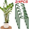 Soporte de plástico para plantas, marco de pila, arreglo de invernadero, varilla fija semicircular, soporte de escalada para plantas de flores de interior, 2/4 Uds.
