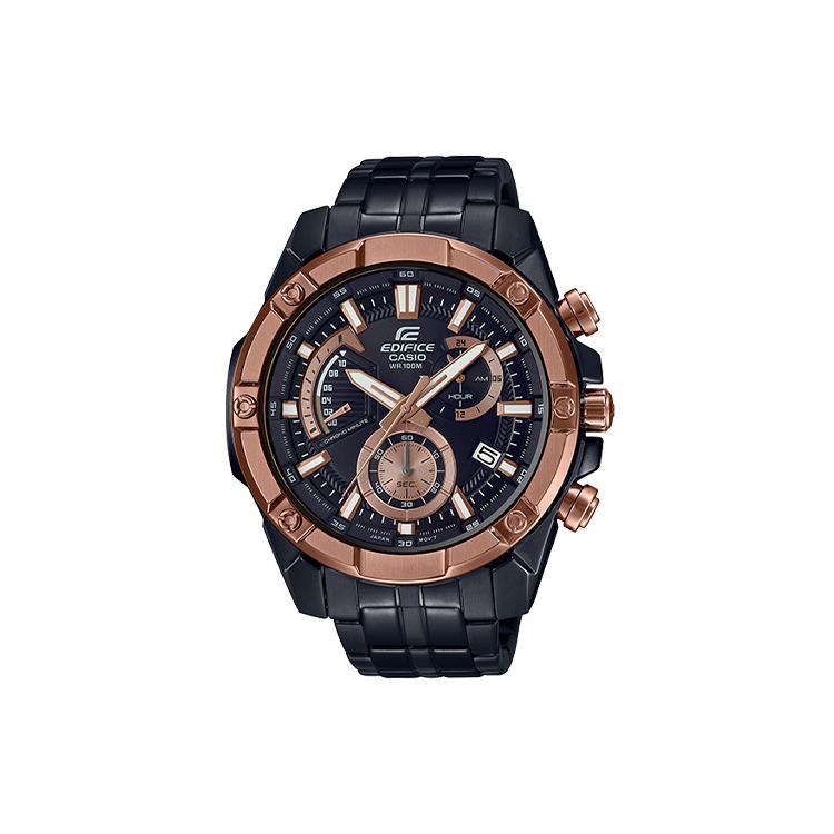 

CASIO Men EDIFICE Black Watch EFR-559DC-1B EFR-559DC-1B Black/Gold Dial