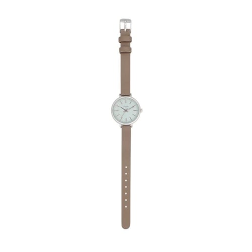 Fragola Sweatproof Soft Color Watch H01222S-1 COCOA/BL Women's Brown