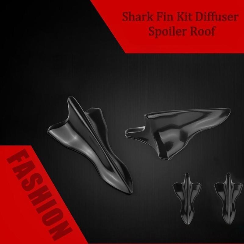 10 Stück Gen Haifischflossen Diffusor Vortex Generator für Mazda Subaru Dachspoiler Stoßstange (Für dich: 10 Stück )