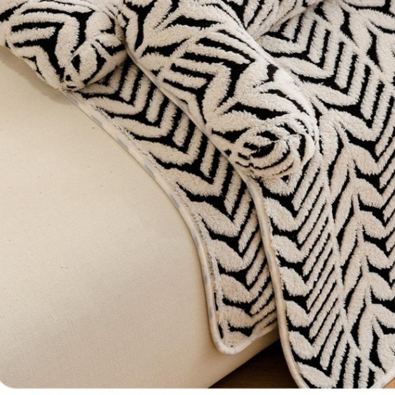 80x60cm Pet Sofa Bed Super Soft Plush Mat with Neck Pillow Machine Washable Pad for Small Dog Cats Indoor Outdoor Travel Use