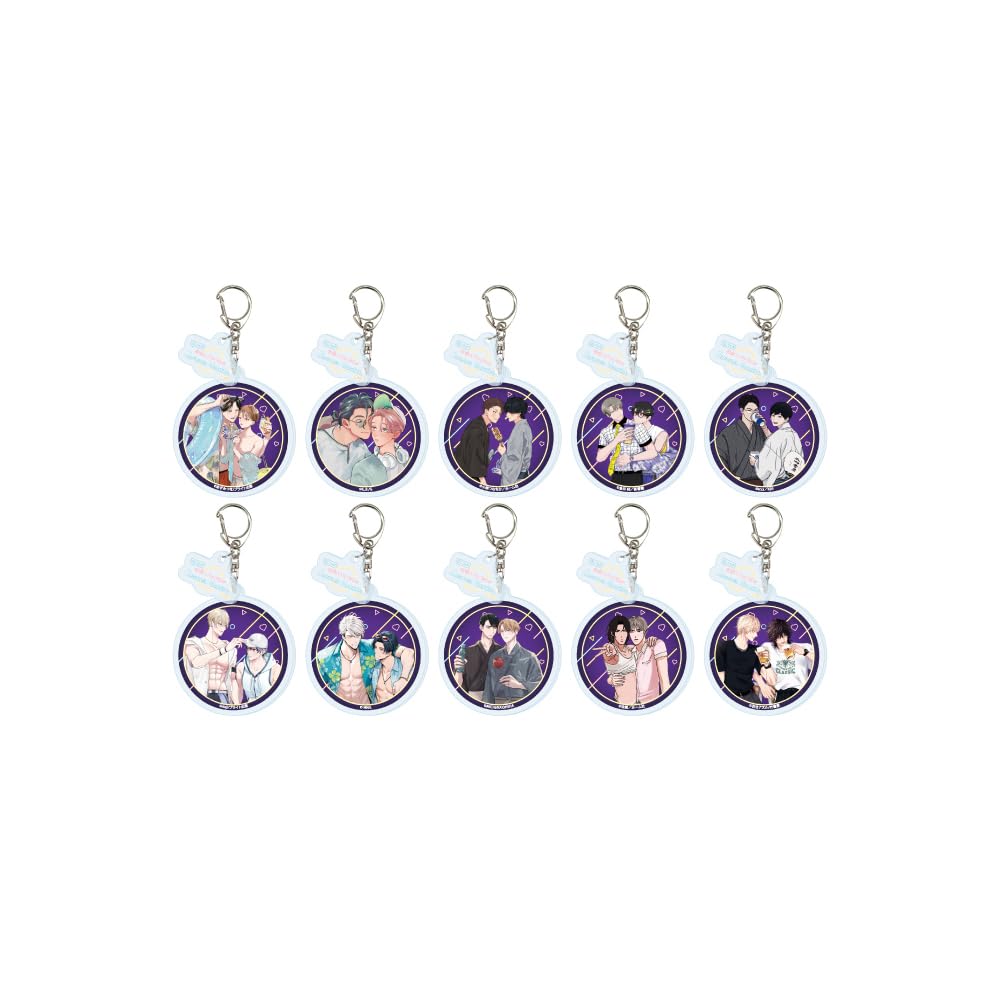 

Summer BL Fair 04 Acrylic Keychain with Parts Complete Set Working Couple s Vacation [Original Illustration] (10-Piece Box)