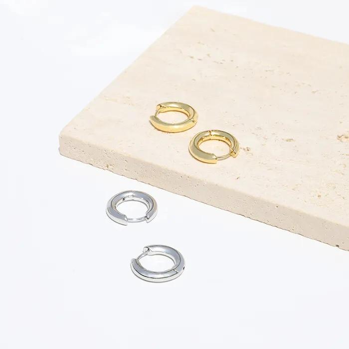 Basic One-Touch Earrings (Large) PYBE0293