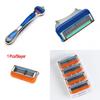 Premium 4pcs Lot Shaving Razor Blades With 5 Layer Blades For Mens Face Shaving