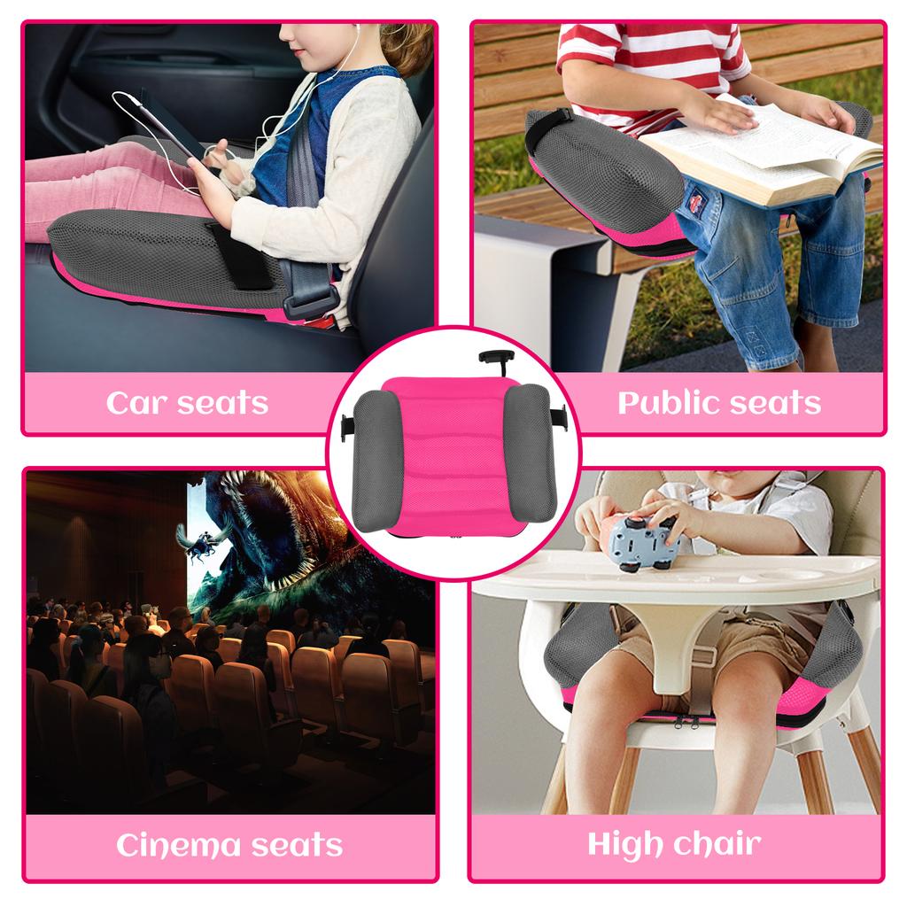 Portable Inflatable Seat Cushion PVC Travel Inflatable Booster Car Seat Fast Inflate Lightweight Soft Booster Car Seat for Kids