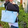Tote Bag [Mustache] VYE-4806 (Blue)
