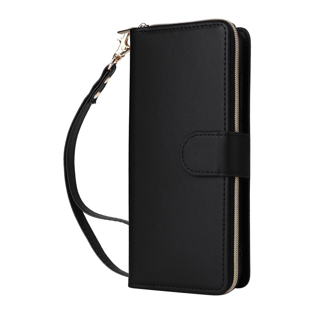 R20 For Samsung Galaxy A15 4G/5G Case Zipper Phone Leather Cover Stand View