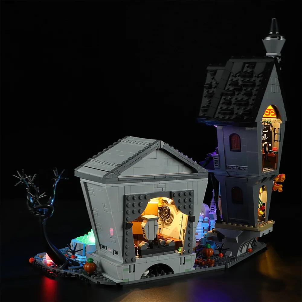 Led Lighting Kit For 21351 Tim Burton's The Nightmare Before Christmas Not Include Building Blocks