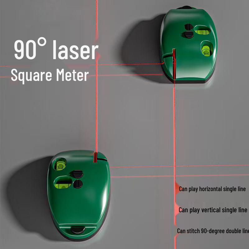 High Precision Laser Level: Automatic 90-Degree Angle Marker with Strong Infrared Light
