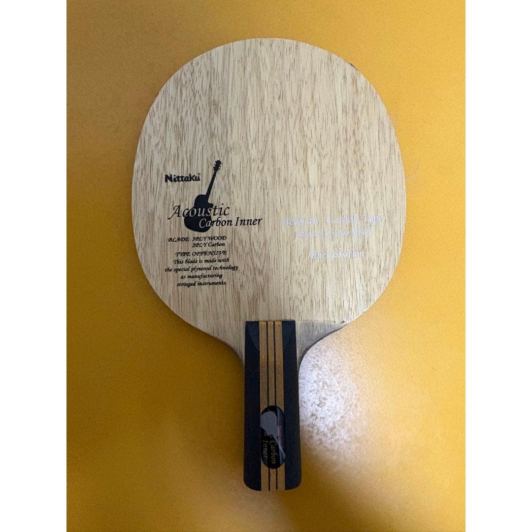 Used Nittaku Acoustic Carbon Inner racket