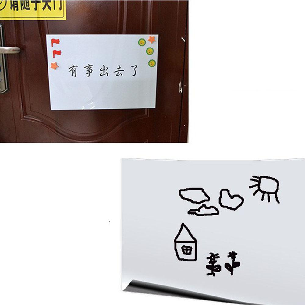 A3 Recycling Mini White Waterproof Drawing Magnetic Board Cooler Refrigerator Magnet Notepad