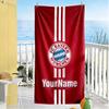 Bayern Munich Customize Your Name Beach Towel Super Soft Microfiber Quickdry Fabric Suitable for Sports Travel Swimming Yoga Bathroom Beach And Pool