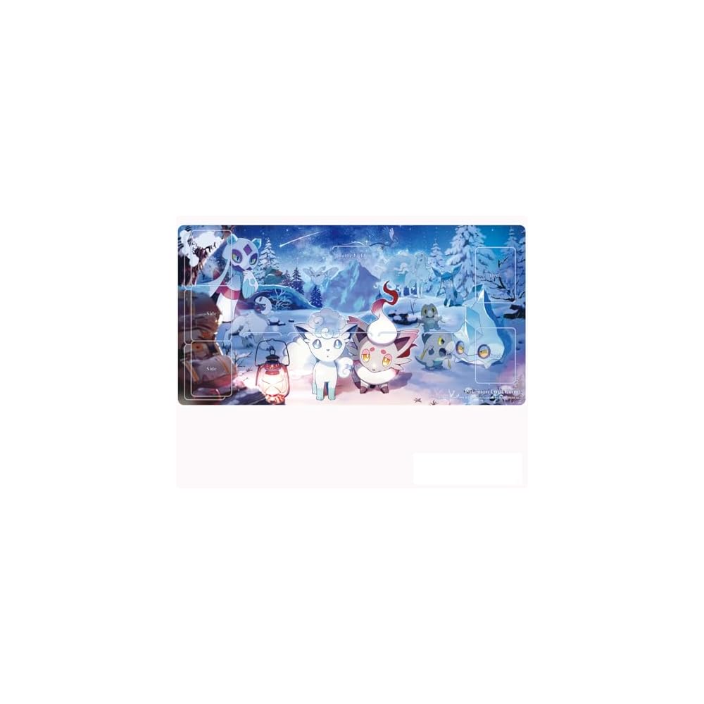 Pokemon Center Original Pokemon Trading Card Game Rubber Playmat Snowy Gathering