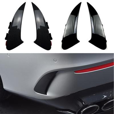 For Mercedes CLA Class W118 2019+ Rear Spoiler Glossy Black ABS Carbon Fiber Pattern Painted Sports Trim Cover