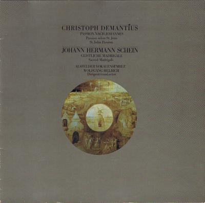 LP Schallplatte ALSFELDER VOKALENSEMBLE WOLFGANG H Christoph Demantius Passion Nach J AMS3545 SCHWANN MUSICA 1985 Deutschland Klassik Gebraucht