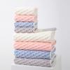 Plaid Bath Towel Soft & Absorbent Coral Fleece Large Towels for Home, Hotel, SPA, Swimming, Bath Towels, Quick-Dry, Luxury Bathroom Accessories